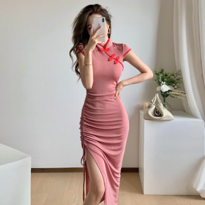 Strawberry Cutout Cheongsam