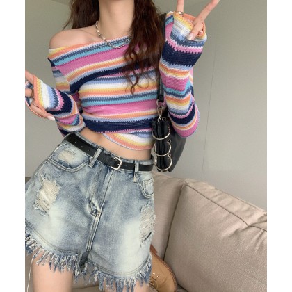 Skittles Knitted Long Sleeve Top