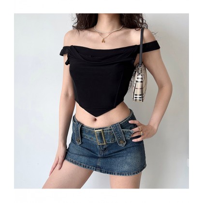 Nisha Curved Off Shoulder Top