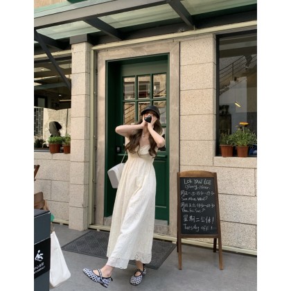 Annabelle Eyelet Long Dress